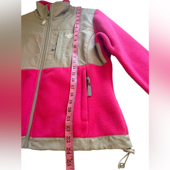 The North Face Denali Full Zip Fleece Jacket With Zip Pockets Size M Pink - Picture 9 of 12